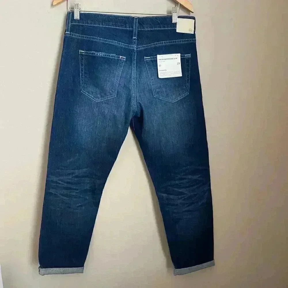 AG-ED Denim Ex-Boyfriend Slim Jeans Size 29‎